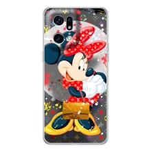 Чохол Disney Mouse OPPO Find X5 Pro (PREMIUMPrint) – Minni з бантіком