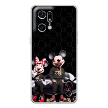 Чохол Disney Mouse OPPO Find X5 Pro (PREMIUMPrint) – Родина Маусів