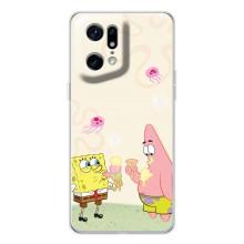 Чехол Губка Боб для Find X5 Pro – Патрик и Боб