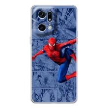 Силиконовый Чехол для OPPO Find X5 Pro – Человек Паук