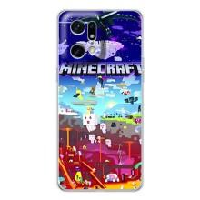 Чохол майнкрафт для OPPO Find X5 Pro – MINECRAFT