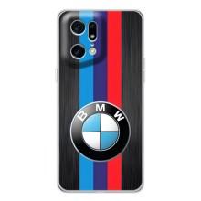 Чохол для Файнд Х5 Про - з принтом БМВ (AlphaPrint) (Лого BMW)