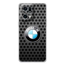 Чохол для Файнд Х5 Про - з принтом БМВ (AlphaPrint) (Знак БМВ)