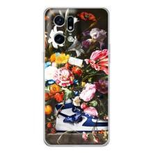 Чохол для OPPO Find X5 Pro - з принтом Найк (AlphaPrint) (Стиль Найк)