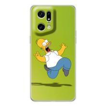 Чjхол з Сімпсонами для OPPO Find X5 Pro (VPrint) (Гомер Сімпсон)