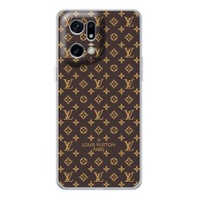 Чохол Стиль Louis Vuitton на OPPO Find X5 Pro (Фон Луі Віттон)