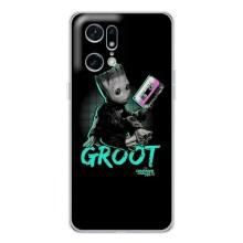 Чехол Супергерои Марвел на Финд Х5 Про – Groot