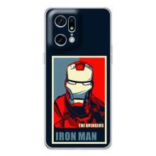 Чехол Супергерой Железный человек на OPPO Find X5 Pro – Art Iron man