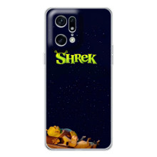 Чохол з мультфільмом Шрек на OPPO Find X5 Pro – Шрек лого