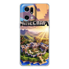Чохол з картинками Майнкрафт для Файнд Х5 Про – Minecraft