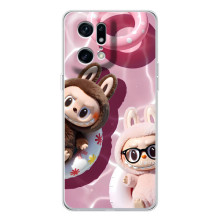 Чехол с Лабубу на OPPO Find X5 Pro – Игрушка Лабубу