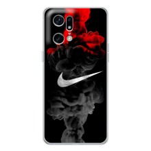 Чехол с логотипом Найк на OPPO Find X5 Pro