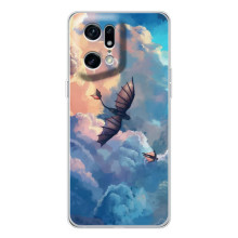 Чехол с принтом дракон Беззубик для Find X5 Pro
