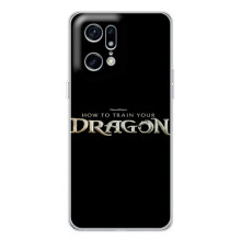 Чехол с принтом дракон Беззубик для Find X5 Pro – Надпись Дракон