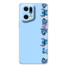 Чехол с принтом Стич на OPPO Find X5 Pro (Стич фон)