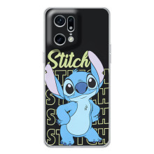 Чехол с принтом Стич на OPPO Find X5 Pro (Stitch 626)