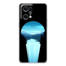 Літній Чохол на OPPO Find X5 Pro – Синій Водоспад