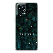 Новорічні, Святкові Чохли для OPPO Find X5 Pro - 2024 год – Winter