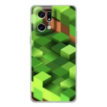 Чехлы для OPPO Find X5 Pro (Персонажи Майн Крафт) (Текстура)