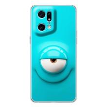 Силиконовые Чехлы (смешные стикеры) для OPPO Find X5 Pro – Одноглазик