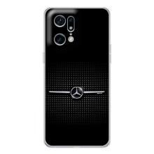 Силиконовый бампер с картинкой машины на OPPO Find X5 Pro – Mercedes