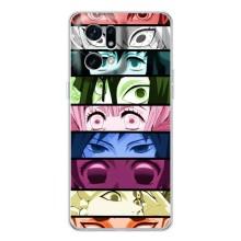 Силиконовые чехлы с глазами Anime для Финд Х5 Про – Глаза Хашира