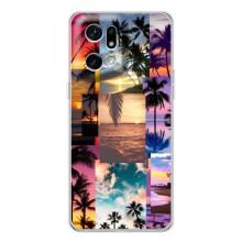 Силіконовий чохол з КАРТИНКАМИ літо для OPPO Find X5 Pro (AlphaPrint) (Літня відпустка)
