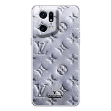 Текстурний Чохол Louis Vuitton для Фінд Х5 Про (Білий ЛВ)