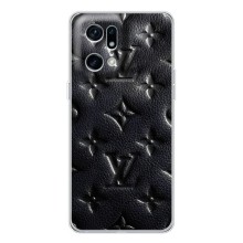 Текстурний Чохол Louis Vuitton для Фінд Х5 Про (Чорний ЛВ)