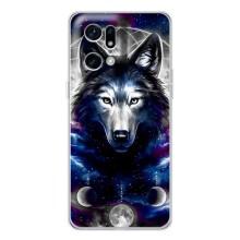 Захисні чохли для Файнд Х5 Про (AlphaPrint) (ХІТ продаж) ВОВК