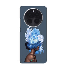 Чехлы (ART) Цветы на OPPO Find X8 Pro (VPrint) (Квіти на голові)