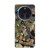 Чехлы с картинкой ЗСУ для OPPO Find X8 Pro (AlphaPrint) – Воїн ЗСУ