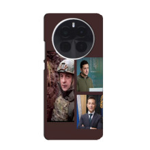 Чехол для OPPO Find X8 Pro (AlphaPrint - с принтом Зеленского) (Президент)