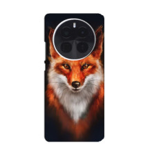 Чохол з принтом лисички ОРО Find X8 Про – Лисиця на чорному