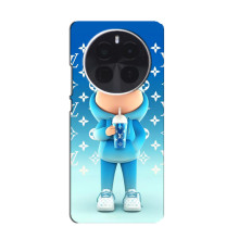 Крутые Чехлы Луи Виттон для OPPO Find X8 Pro (AlphaPrint) (Парень LV)