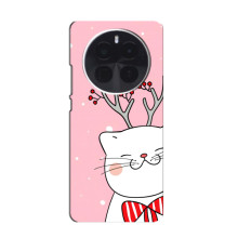 Новорічні Чохли для ОРО Find X8 Pro (VPrint) (Зимовий кіт)