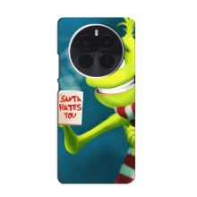 Різдвяні Чохли для OPPO Find X8 Pro (VPrint) (Зелений Грінч)