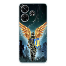 Чехол с украинским воином на OPPO K13 Turbo Pro (Крылатый воин)