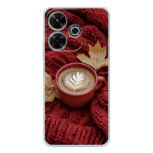 Чехол с уникальным дизайном «Осень с кофе» для OPPO K13 Turbo Pro – Кофе на пледе