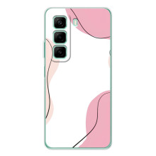 Чехол цветочный дизайн для OPPO K13x 5G – Розовый фон
