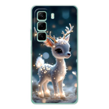 Яскравий чохол для OPPO K13x 5G з Зимові Оленята – Блискуче оленятко
