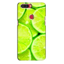Чехлы с Фруктами для Oppo R11s (VPrint) (Лайм)