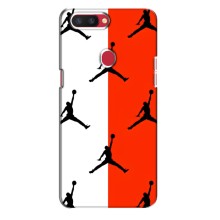 Чехлы для Oppo R11s - с картинкой JORDAN (AlphaPrint) (Лого Джордан)