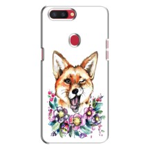 Чехлы с картинкой Лисички для Oppo R11s (VPrint) (Веселая лисичка)