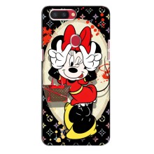 Чехол Disney Mouse Oppo R11s (PREMIUMPrint) (Минни peace)