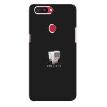 Чехол Майнкрафт на Oppo R11s (AlphaPrint) Minecraft (Овечка Майнкрафт)