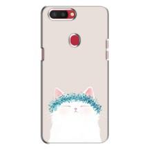Чехол на тематику: Коты для Oppo R11s – Белый котик