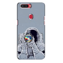 Чехол NASA для Oppo R11s (AlphaPrint) (Космонавт фото)