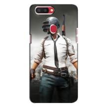 Силиконовый чехол с картинкой "Герой Pubg" на Oppo R11s – Пабг