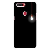 Чехол с картинками на черном фоне для Oppo R11s – Лампочка